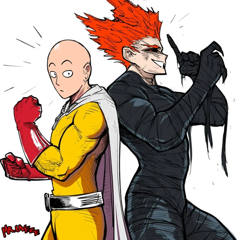 Trận chiến kịch tính giữa saitama vs garou