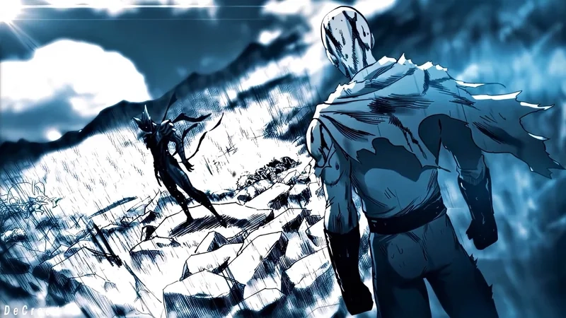 Trận đấu căng thẳng của saitama x garou