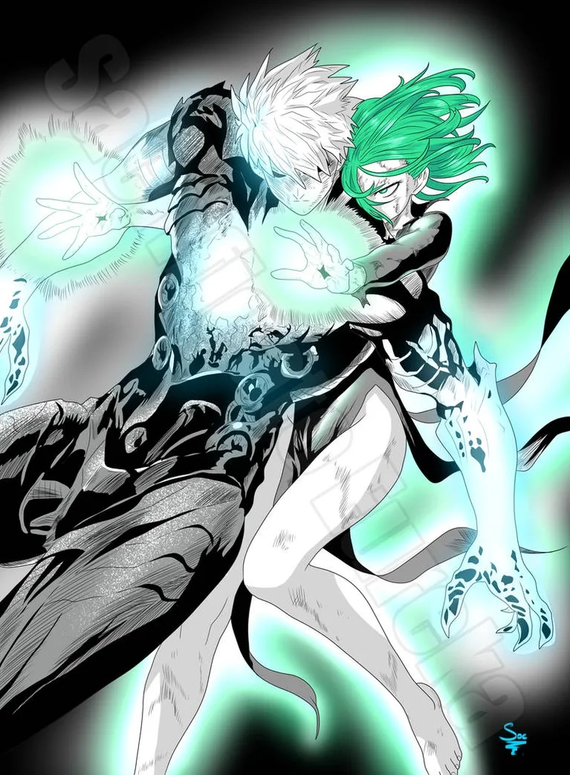 Trận kết hợp kinh điển genos x tatsumaki