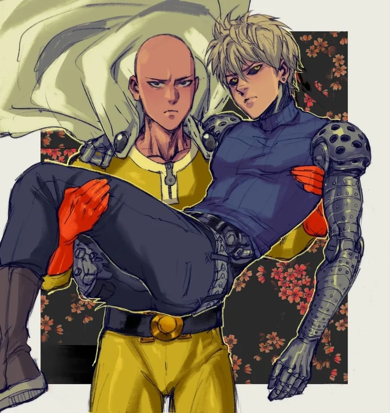 Ngắm cảnh gay cấn genos vs saitama