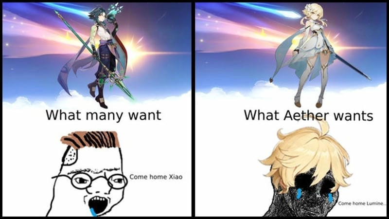 Ngắm nhìn vẻ đẹp meme genshin impact viral