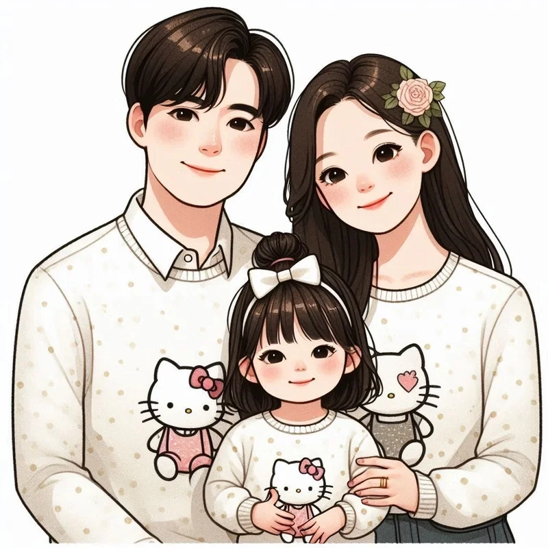 Khám phá thế giới dễ thương với gia đình anime chibi