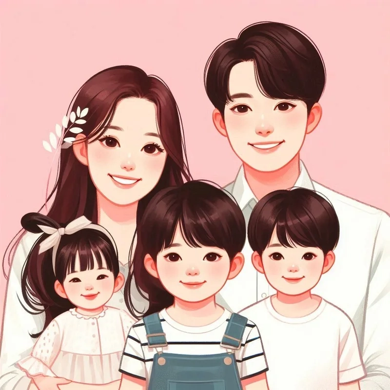 Sưu tầm khoảnh khắc ý nghĩa cùng hình ảnh gia đình chibi