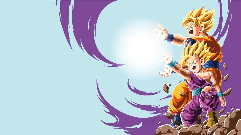 Kết hợp sức mạnh tối đa với goku and gohan fusion