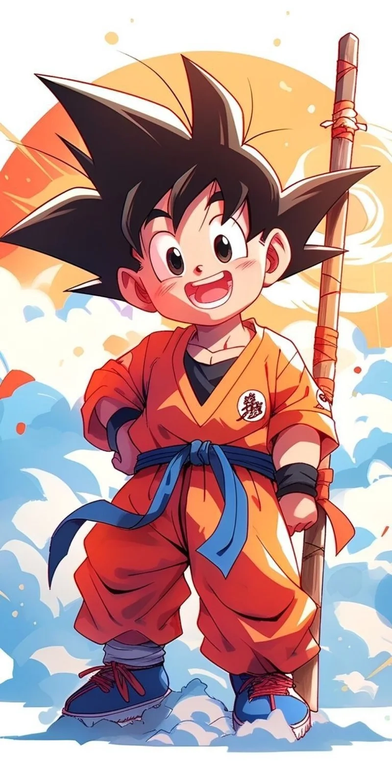 Bộ sưu tập goku chibi cute đáng yêu khiến fan mê mẩn