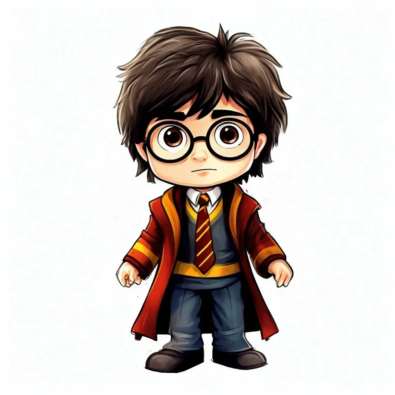 Bộ ảnh harry potter chibi 3d sống động độc đáo nhất