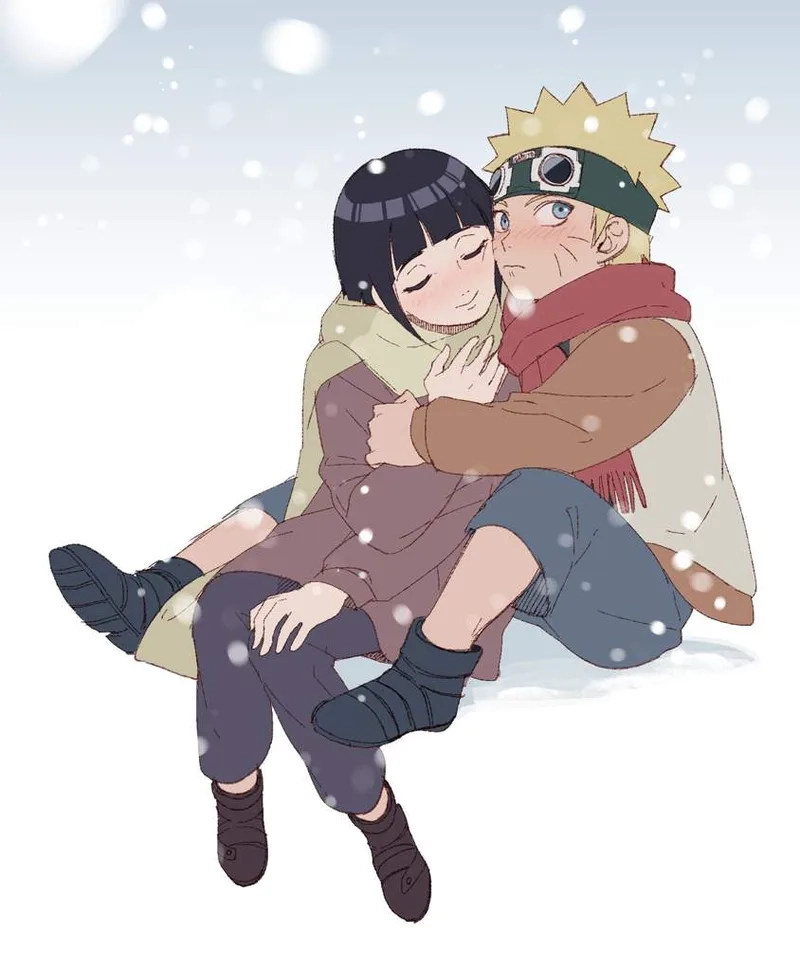 Khoảnh khắc ngọt ngào của hinata và naruto bên nhau