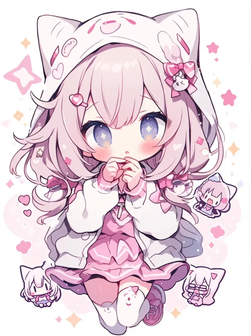 Khám phá ngay hình anime chibi dễ thương khiến tim bạn rung động