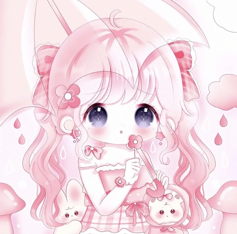 Tải ngay hình ảnh chibi nữ cute độc đáo cho avatar cực xinh