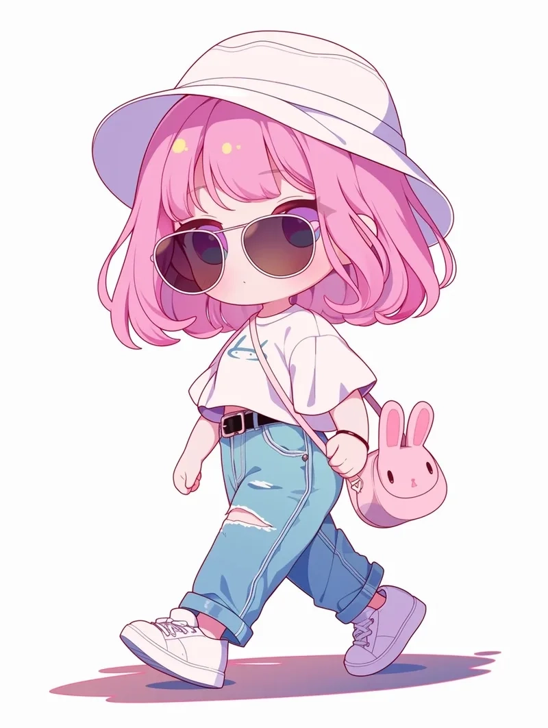 Ngắm trọn vẻ đẹp qua hình ảnh chibi nữ đầy ngộ nghĩnh dễ thương