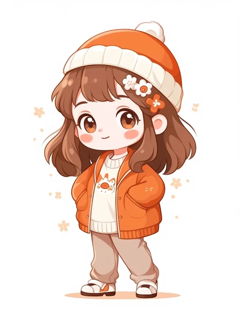 Bộ ảnh hình anime chibi nữ siêu dễ thương được giới trẻ yêu thích