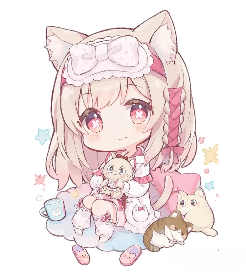 Cực kỳ đáng yêu với hình nền anime cute chibi hot nhất hiện nay