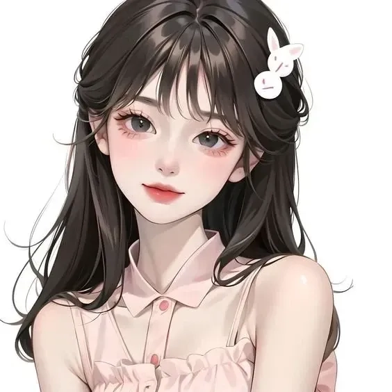 Mô hình 3D cô gái dễ thương với những biểu cảm đáng yêu