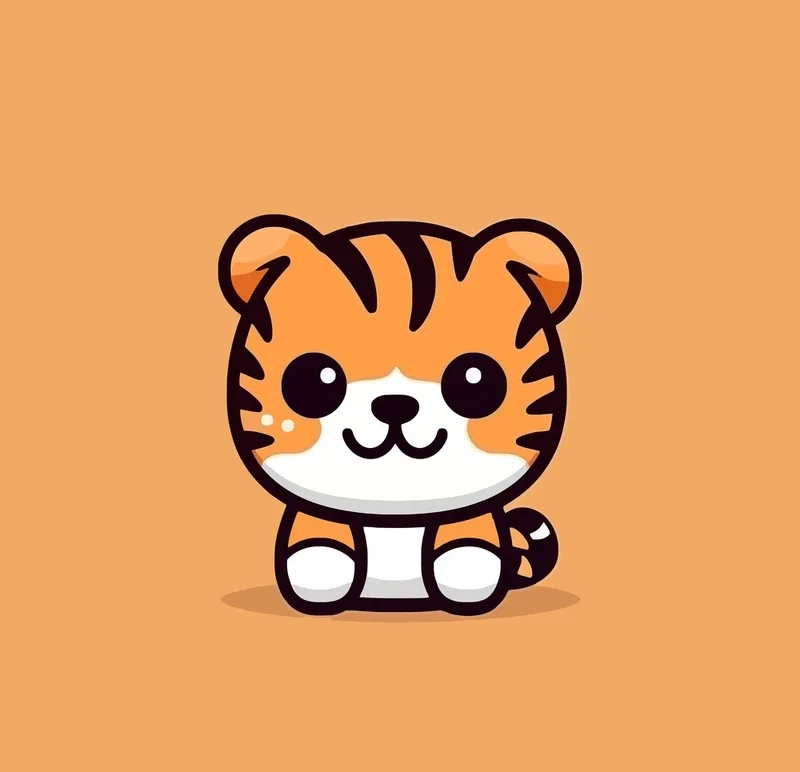 Sưu tập trọn bộ hình hổ chibi cute dễ thương không thể bỏ lỡ