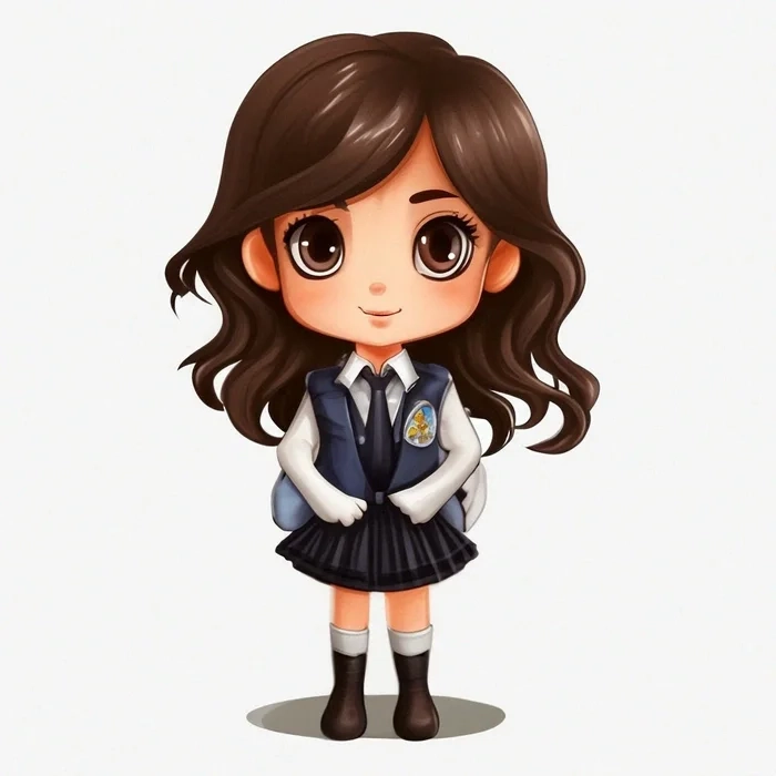 Chọn lọc hình chibi học sinh dễ thương chất lượng cao
