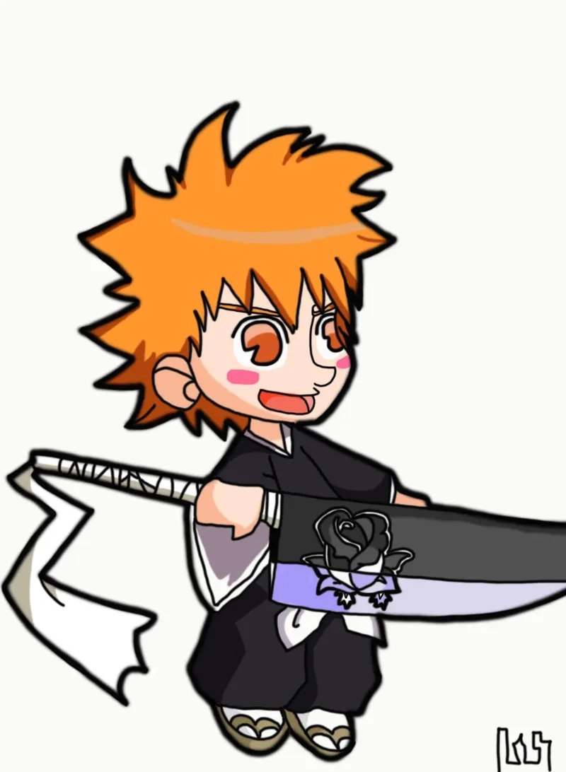 Bộ ảnh kurosaki ichigo chibi đẹp miễn chê