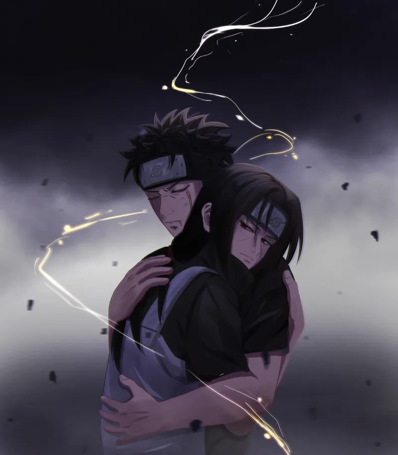 Hình ảnh ngọt ngào của shisui x itachi