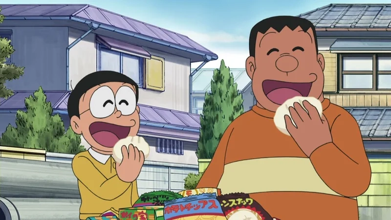 Ngắm khoảnh khắc vui nhộn jaian x nobita