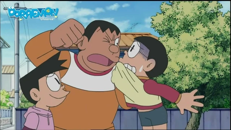 Ngắm cảnh hài hước jaian đánh nobita