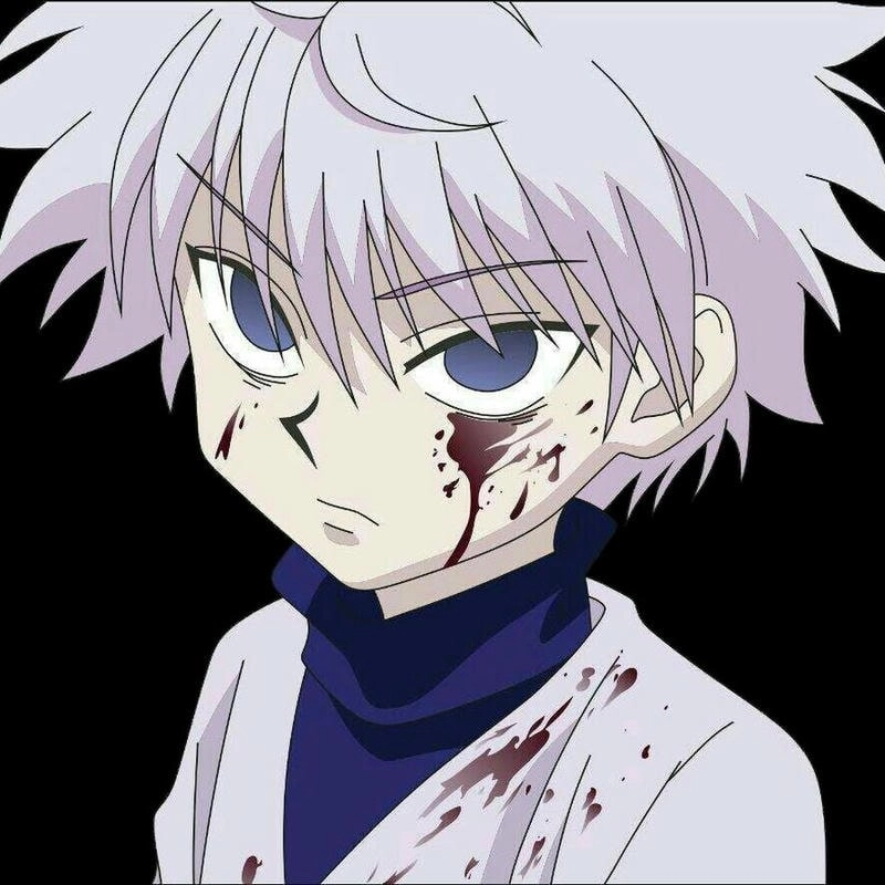 Trang trí mạng xã hội bằng avatar killua sáng