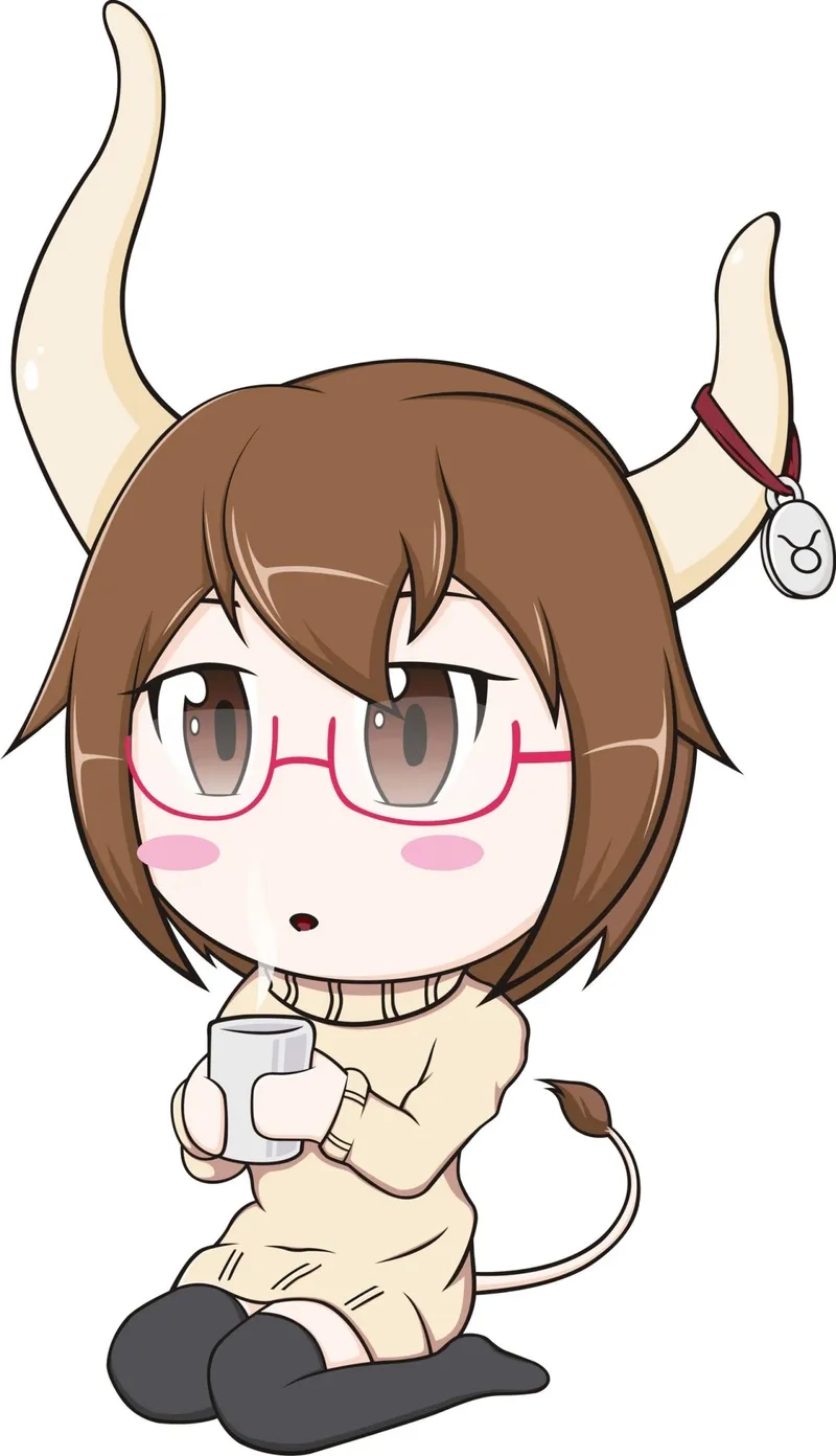 Bộ ảnh cung kim ngưu chibi đáng yêu dành cho fan mê hoàng đạo