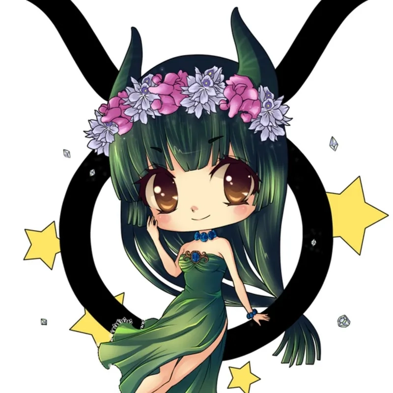 Bộ tranh hình ảnh cung kim ngưu nữ chibi đẹp và ấn tượng nhất