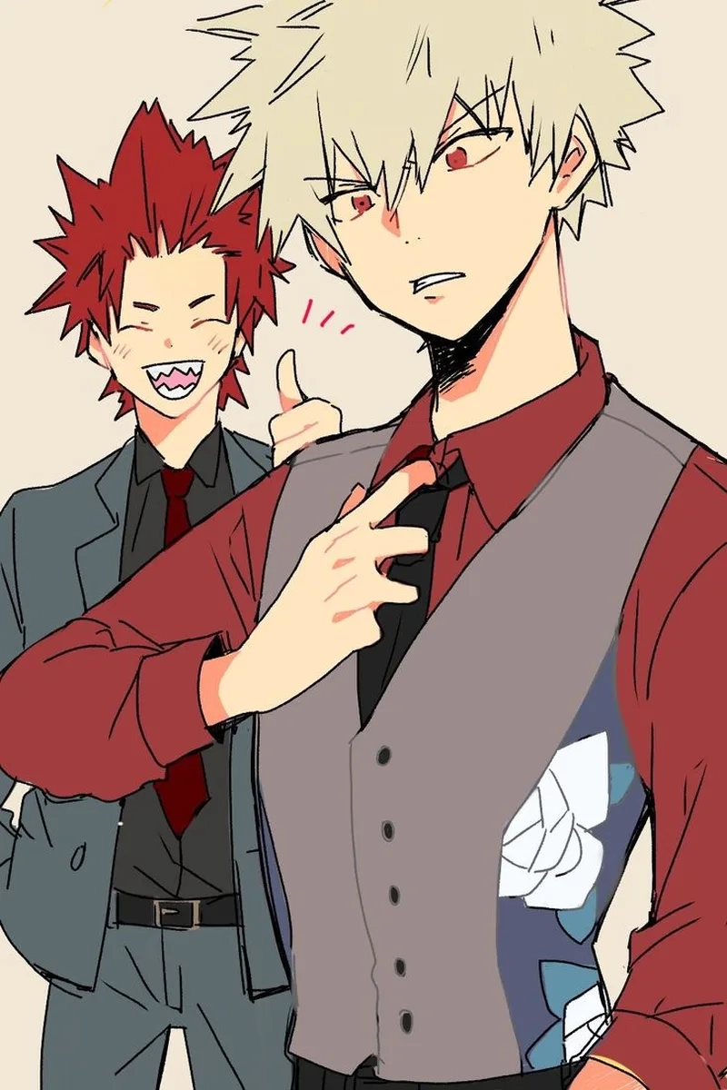 Truyện tranh thú vị cùng bakugou x kirishima comic