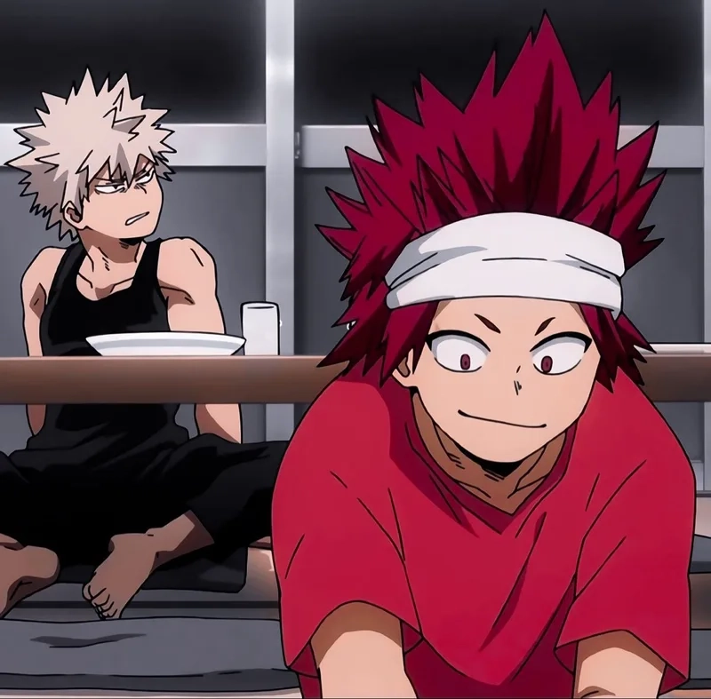 Khoảnh khắc dễ thương của bakugou x kirishima cute