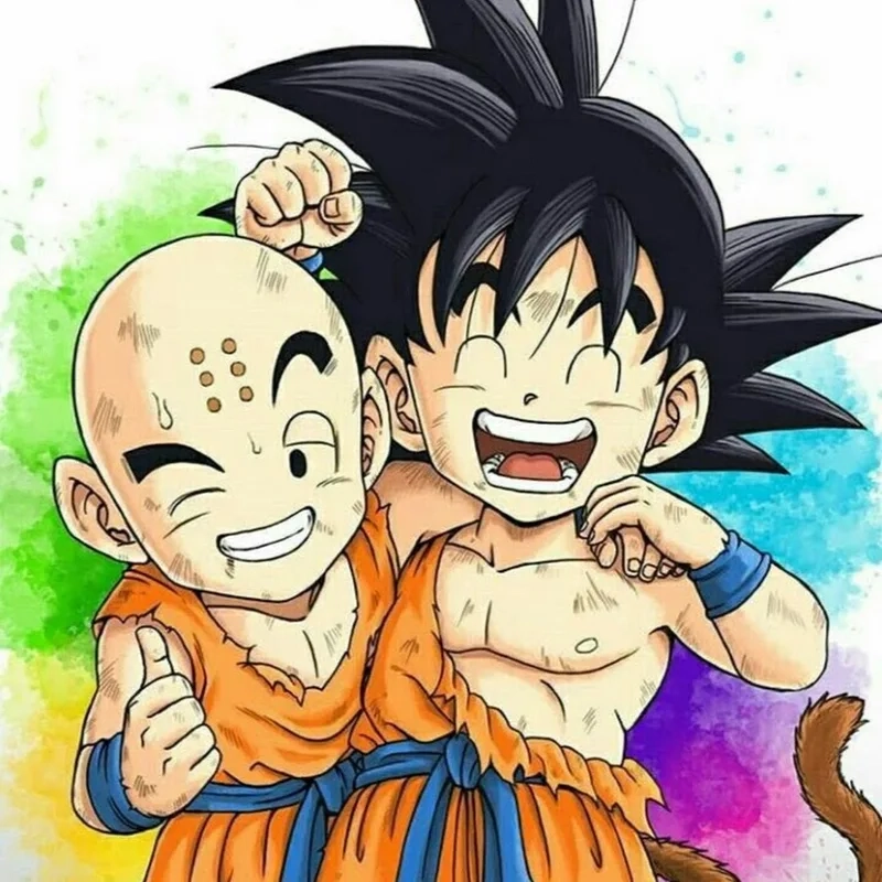 Trận chiến hồi hộp giữa Krillin và Goku krillin vs goku