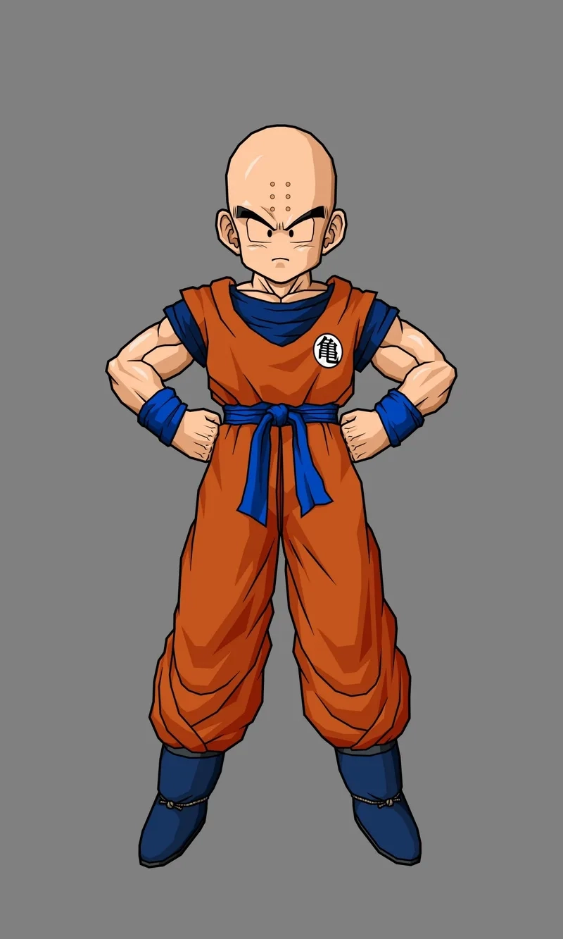 Hình ảnh sống động của dragon ball z krillin