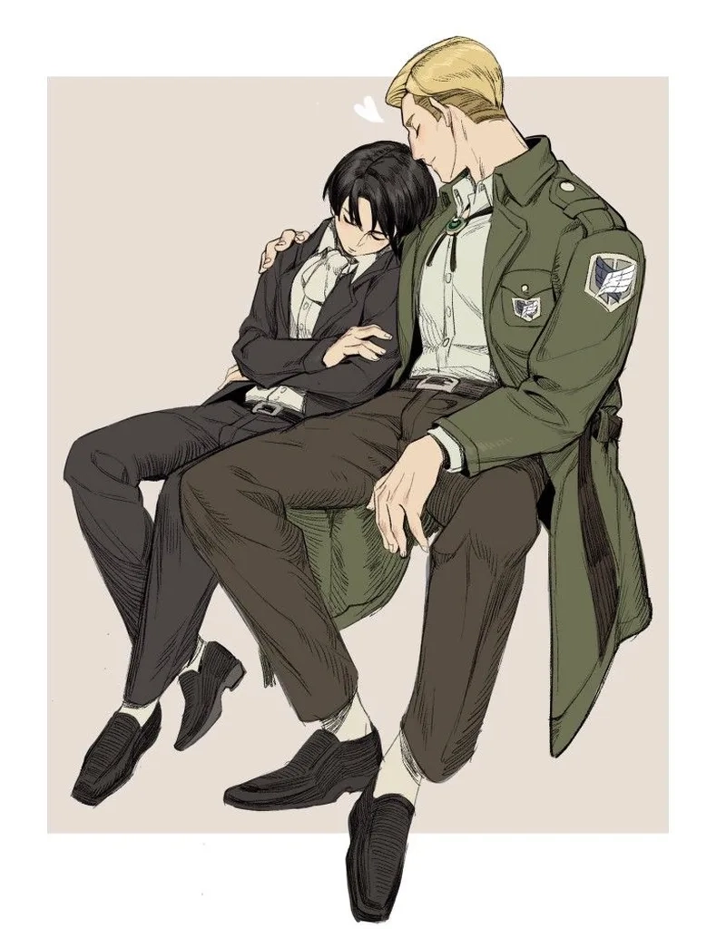 Tình cảm nhẹ nhàng của levi x erwin