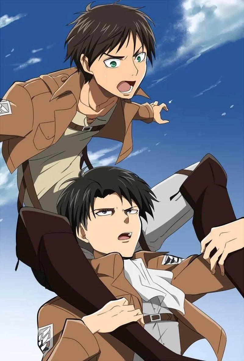 Cảnh chiến đấu ấn tượng eren vs levi