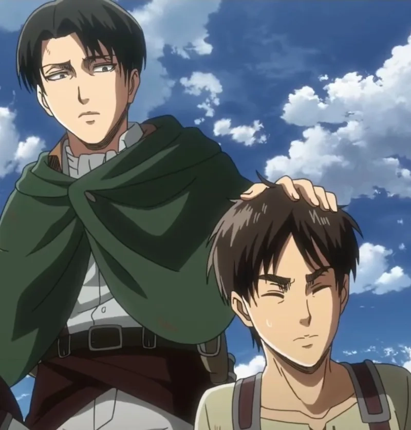Fan yêu thích khoảnh khắc eren x levi