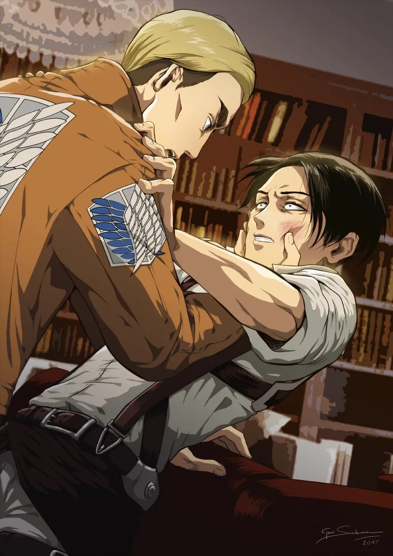 Ngắm lại màn hợp tác tuyệt vời erwin x levi
