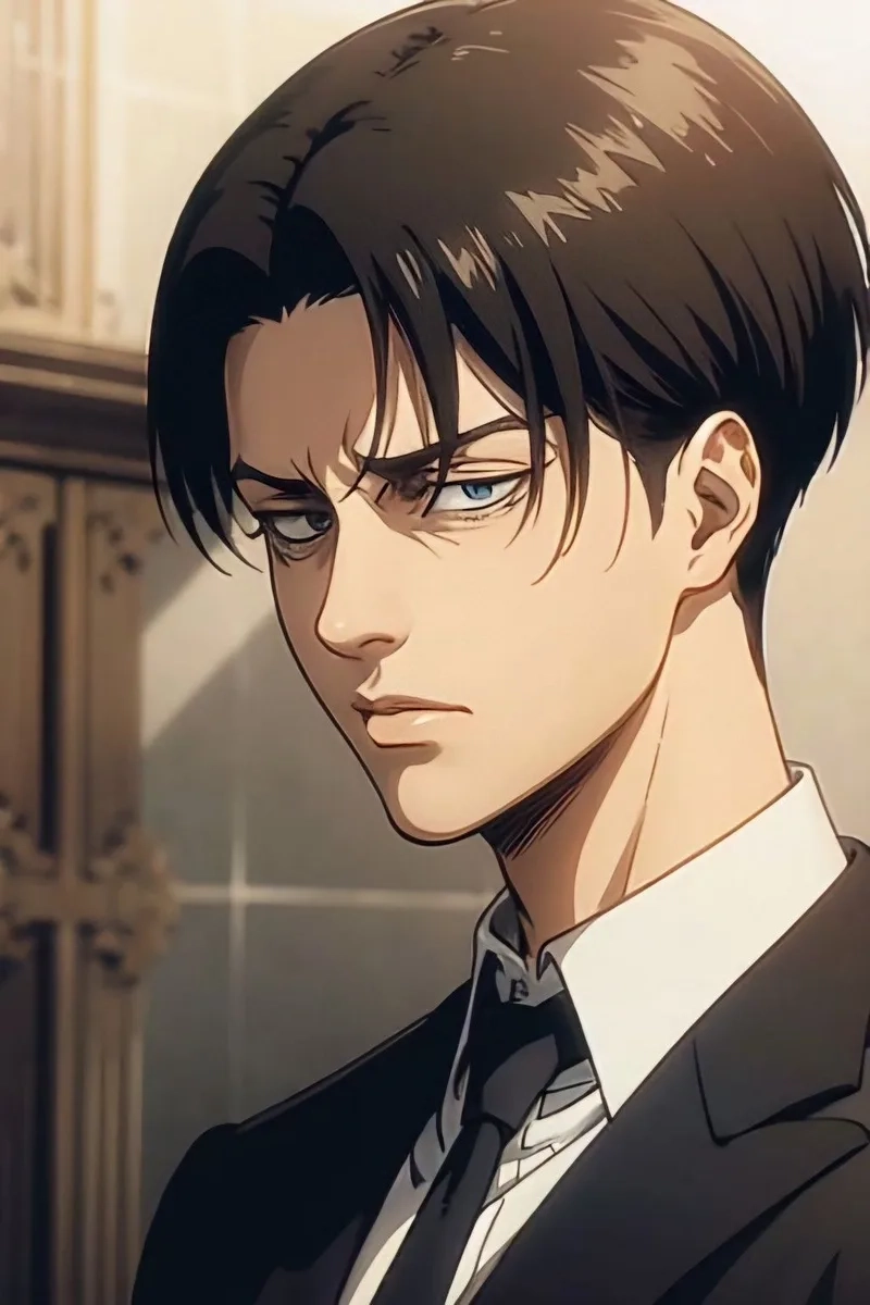 Kiểu tóc undercut nổi bật của levi undercut