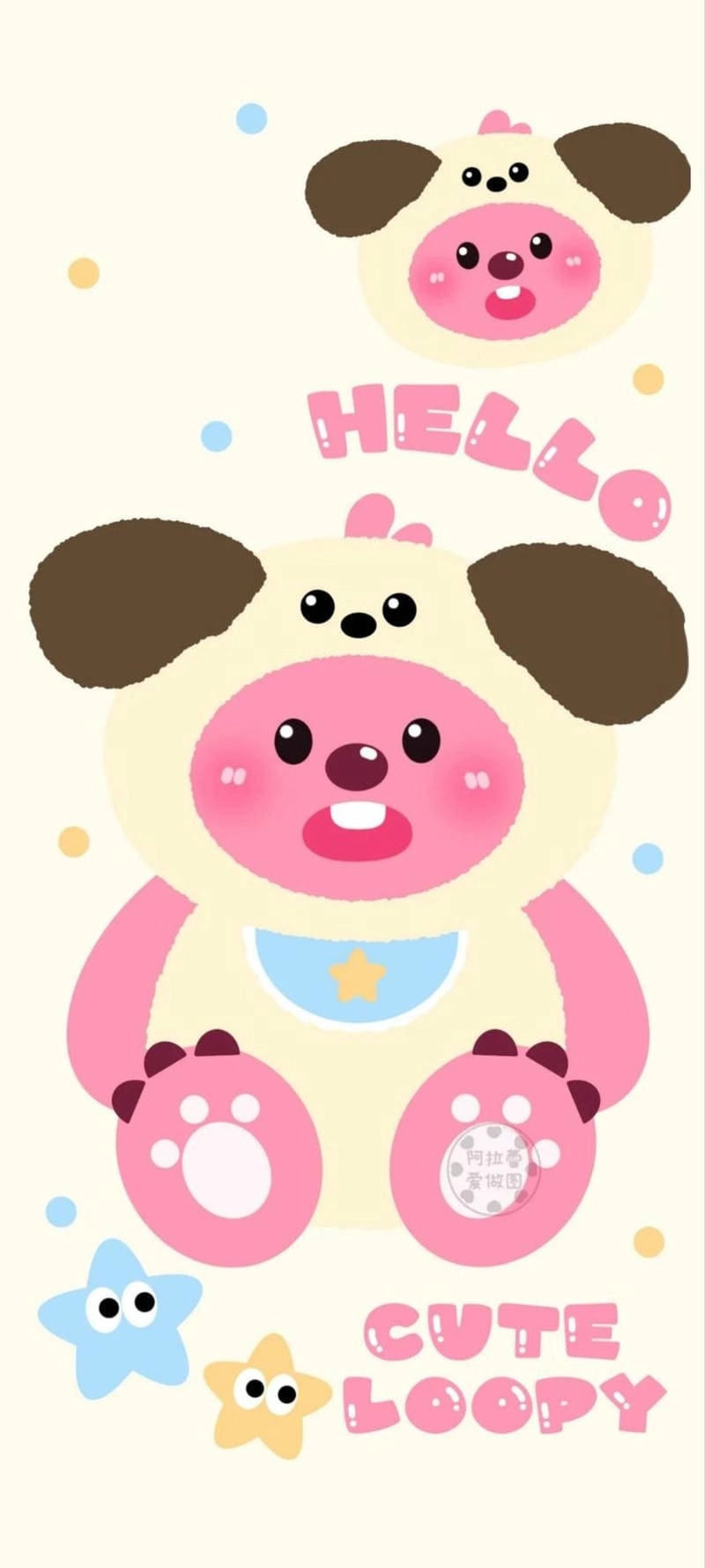 Cười thả ga với avatar loopy meme vui nhộn