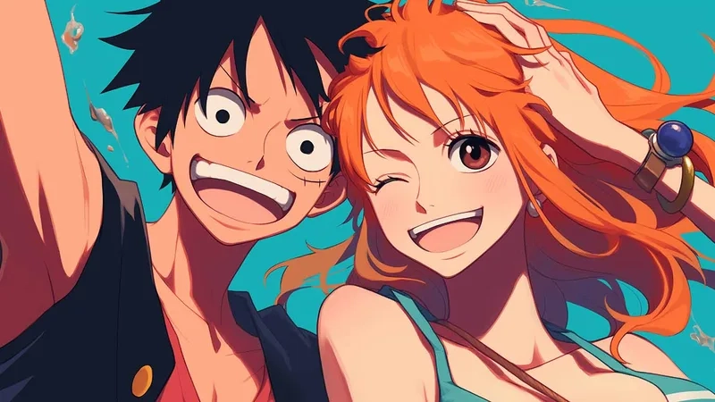Ngắm tình bạn tuyệt vời nami x luffy