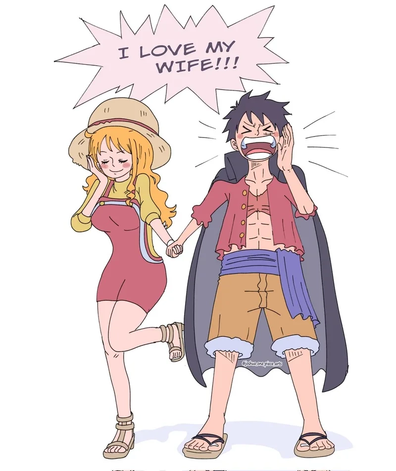 Cảm nhận tình cảm của luffy yêu nami