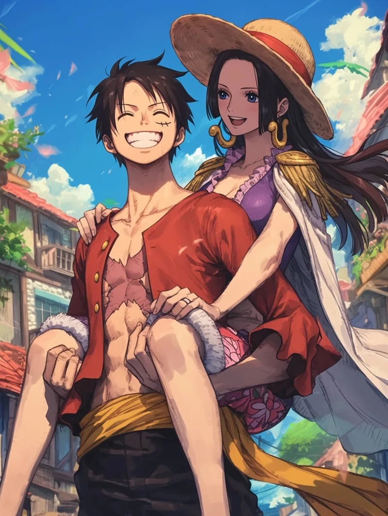 Khám phá mối quan hệ thú vị luffy and boa hancock