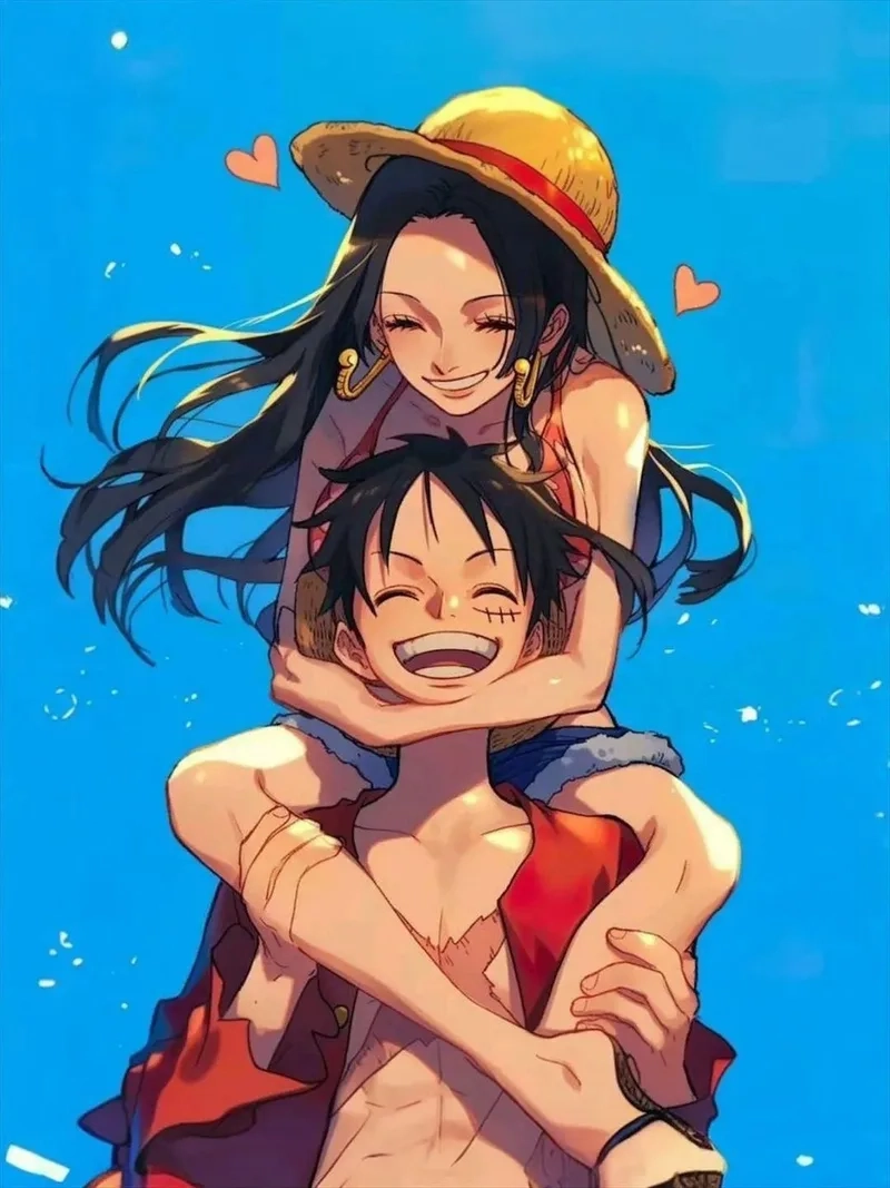 Ngắm khoảnh khắc đáng nhớ boa hancock x luffy