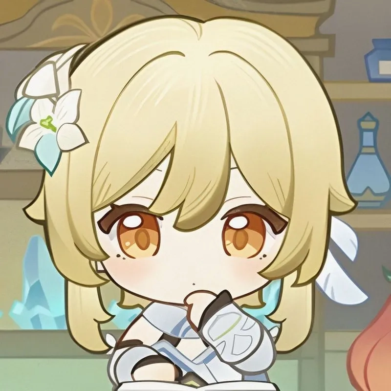 Thưởng thức vẻ đẹp dễ thương lumine chibi genshin