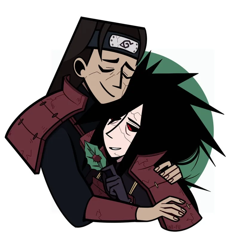 Hình ảnh đối đầu căng thẳng madara hashirama