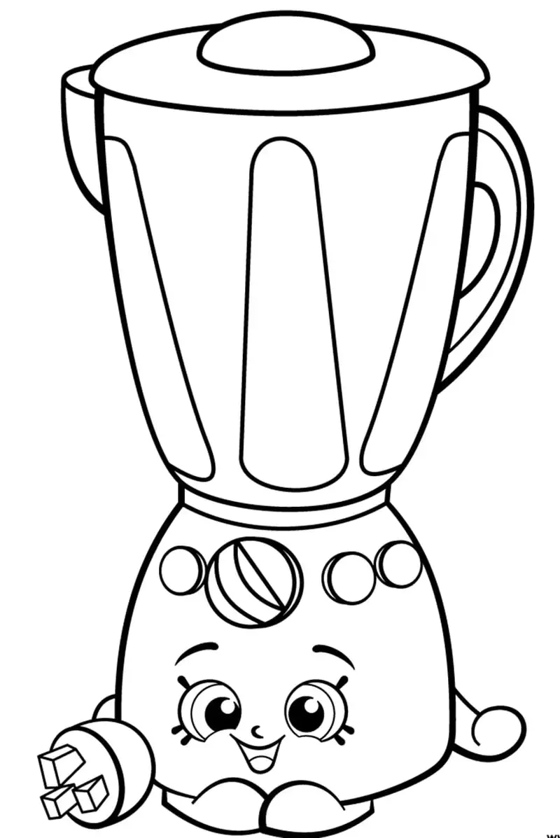 Tranh tô màu máy xay sinh tố là như thế nào