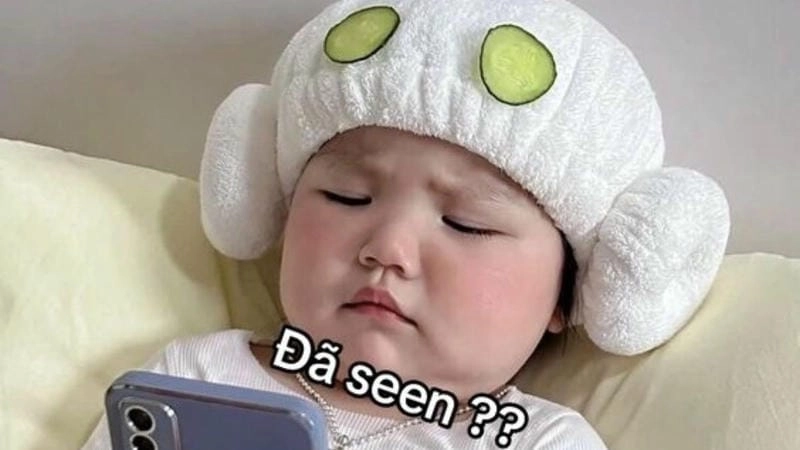 Lạc lối trong meme ảnh em bé cute funny