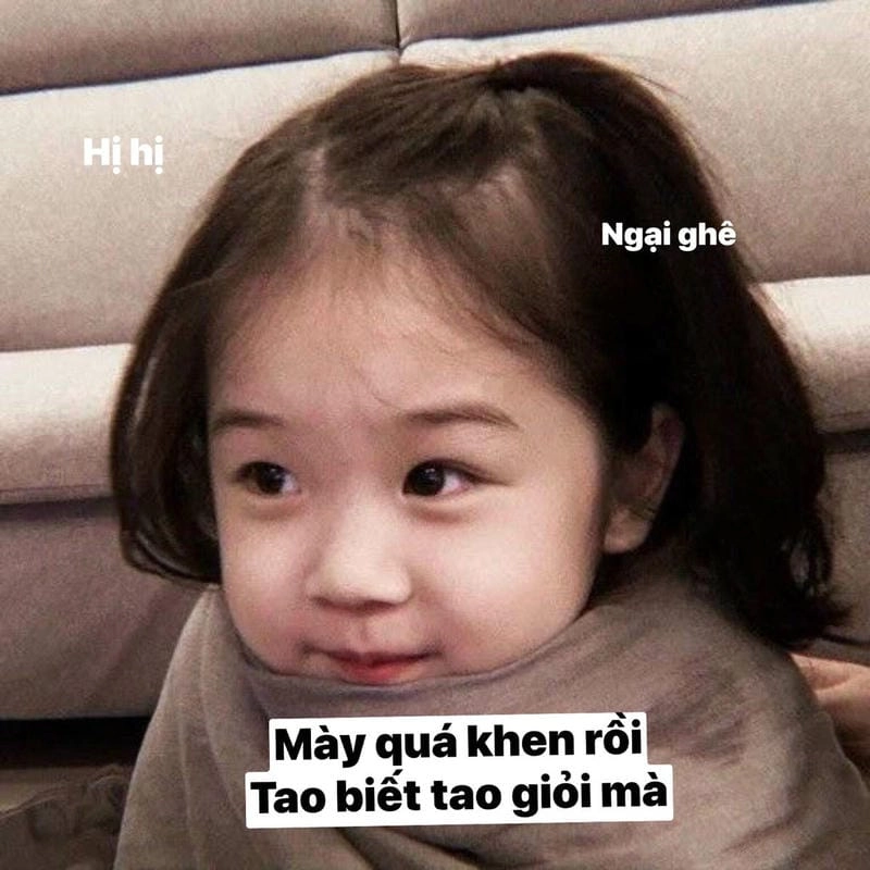 Tìm về meme ảnh em bé cute bá đạo