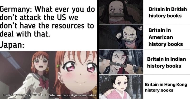 Sưu tầm những bức meme anime cute