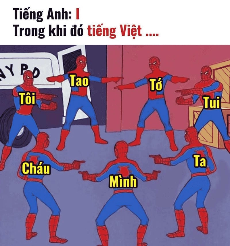 Lạc lối trong thế giới meme chỉ tay tức giận