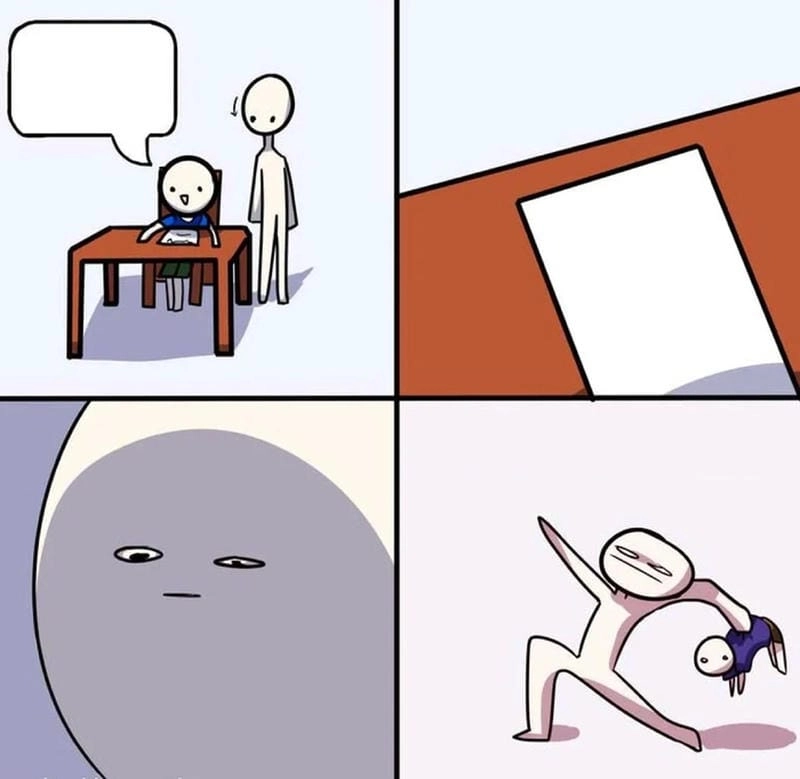 Lạc lối trong thế giới caption meme gốc