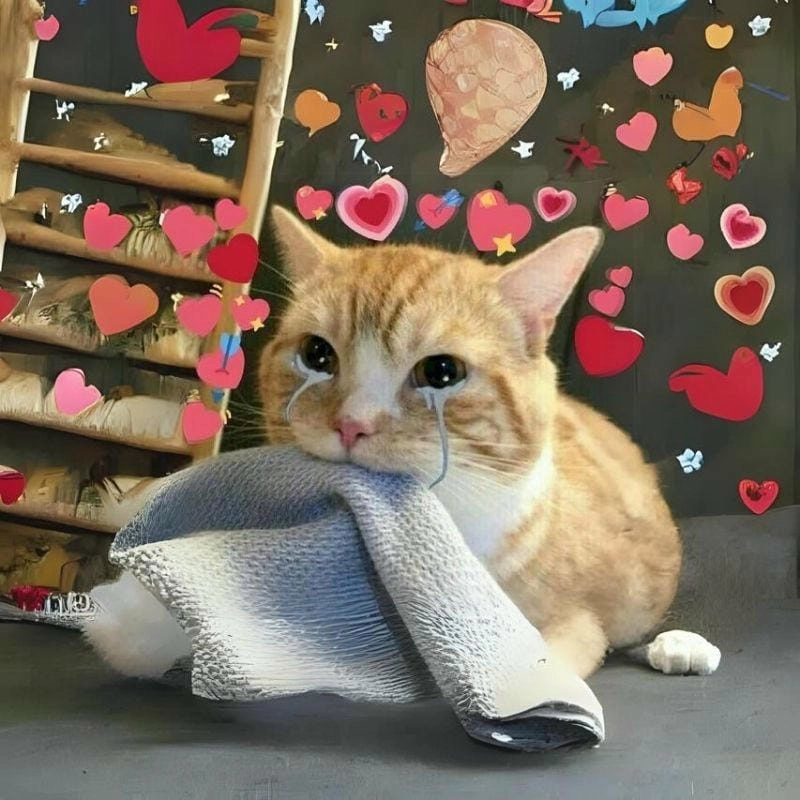 Tìm về meme mèo xin lỗi biểu cảm