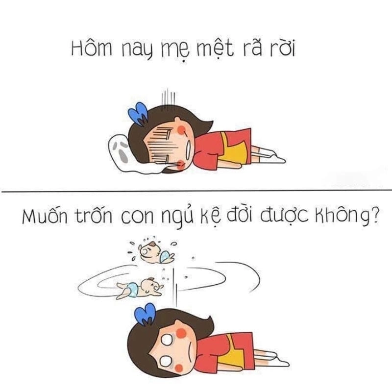 Cùng du ngoạn meme mệt mỏi đời sống